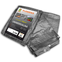 Тент водонепроникний зміцнений GRAY 200 г/м², розмір: 4х5 м - Польща