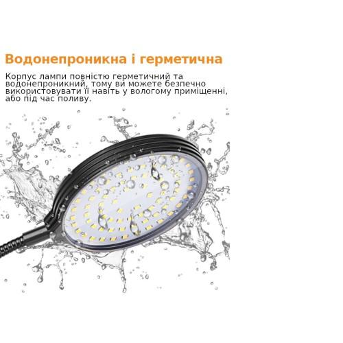 Лампа для вирощування рослин (диск, червоне і синє світло) - одинарний