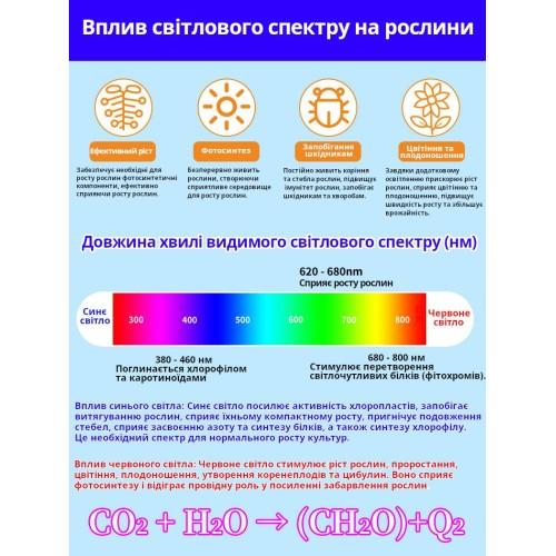 Световая панель RLPRO300, модель B2 - 192 диода (малых), полный спектр