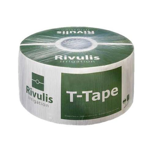 Капельная лента "T-Tape" 3660 м/20 см/0,75 л/ч, 5mil (щелевая) - Греция