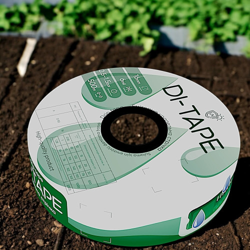 Купити Крапельна стрічка "Di-Tape" 1000 м/20 см/1,0 л/г, 6 mil (емітерна) - Presto-PS