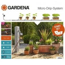 Комплект мікрокрапельного поливу Micro-Drip-System базовий з таймером Flex - Gardena