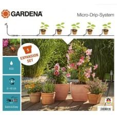 Комплект для розширення мікрокраплинного поливу Micro-Drip-System на 5 горщиків - Gardena