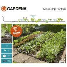 Комплект мікрокрапельного поливу Micro-Drip-System для клумб та грядок - Gardena