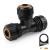 Трійник для підключення шланга 3/4", BLACK LINE