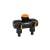 Розподільник з 2 кранами, РЗ 1" до РЗ 3/4", BLACK LINE
