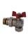 Кран шаровый угловой с американкой WATERVALVE Q003  NV-V344 3/4″ BH