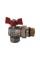 Кран шаровый угловой с американкой WATERVALVE Q003  NV-V344 3/4″ BH