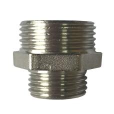 Ниппель никель переходный 1/2″ Наружная - 1″ Наружная Ni 08750