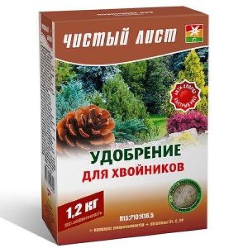 Удобрение кристаллическое "Чистый Лист" для хвойников, 300 г