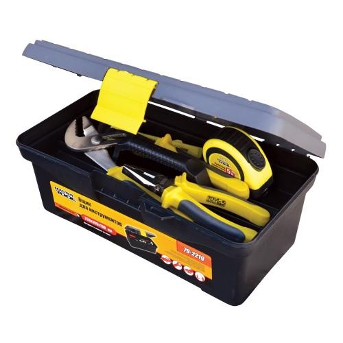 Скриня для інструментів MASTERTOOL з пластиковими замками 12,5" 320х180х130 мм