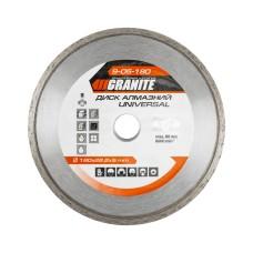 Диск алмазний GRANITE UNIVERSAL 180х2,4 мм 22-24% 8600 об/хв