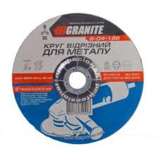 Диск абразивный зачистной для металла GRANITE 180х6.0х22.2 мм