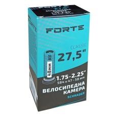 Велокамера FORTE Classic 27.5  х 1.75-2.25 AV Schrader 48 мм