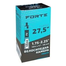 Велокамера FORTE Classic 27.5  х 1.75-2.25 FV Presta 48 мм