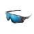 Окуляри відкриті MASTERTOOL SPORTLINE BLUE MIRROR панорамна лінза захист від подряпин ANTI-SCRATCH