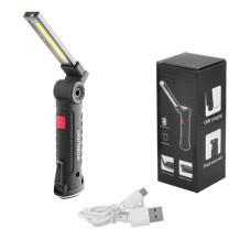 Ліхтар WORKLIGHT-W51-SMD+COB (white+red) Li-Ion акумулятор, поворот 180º+180º, магніт, затискач, гак, ЗП microUSB