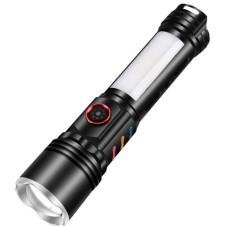 Ліхтар NIGHT VISION FLUORESCENCE PLD-2307 WHITE LASER LED PM10-TG+COB (red+blue+yellow), Motion Sensor, Li-Ion акумулятор, power