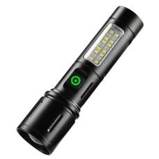 Ліхтар PLD-603 WHITE LASER LED PM10-TG+18SMD (white+red), Li-Ion акумулятор, індикація заряду, ЗП Type-C, zoom, Box