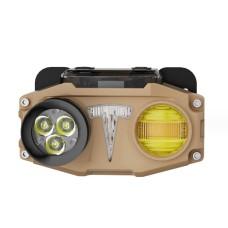 Фонарь налобный CH-8825-3P35+COB (white+yellow)+RGB, Motion Sensor, Power Bank, Li-Ion аккум., индикация заряда, ЗУ Type-C, Box