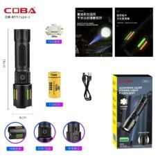 Ліхтар NIGHT VISION FLUORESCENCE CB-611-TG, індикація заряду, 1x26650/3xAAA, ЗУ Type-C, zoom, Box