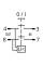 Пусковая электромагнитная кнопка ESSB-11BC 4pin, черная рамка