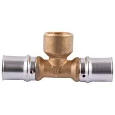 Тройник с внутренней резьбой пресс APE ITALY AP 132 20х1/2″х20