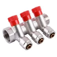 Коллектор CRISTAL 1Gх1/2" 16-3-ой (под 35*) с перекрытием (NM-1016)